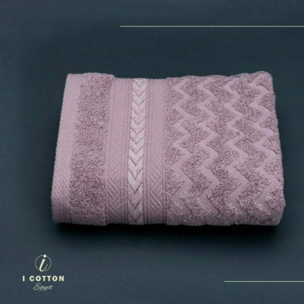 Violet Ice,ڤيوليت ثلجي,Face Towel,90*50,Zigzag Pattern,100% Cotton