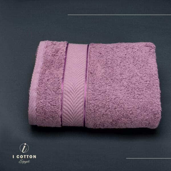 Lavender,لاڤندر,Face Towel,100*50,Satin Ribbon design,100% Cotton